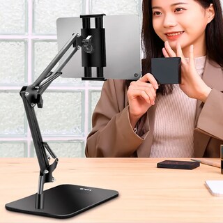 Foto 2 | Soporte Brazo Metal Giro Base Tableta Lab.g Negro