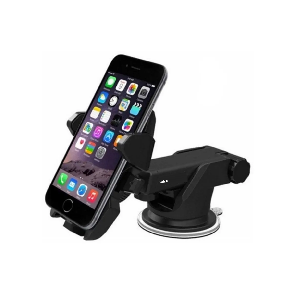 Foto 5 pulgar | Soporte Porta Celular 360º Firme Auto Escritorio Lab.g Negro