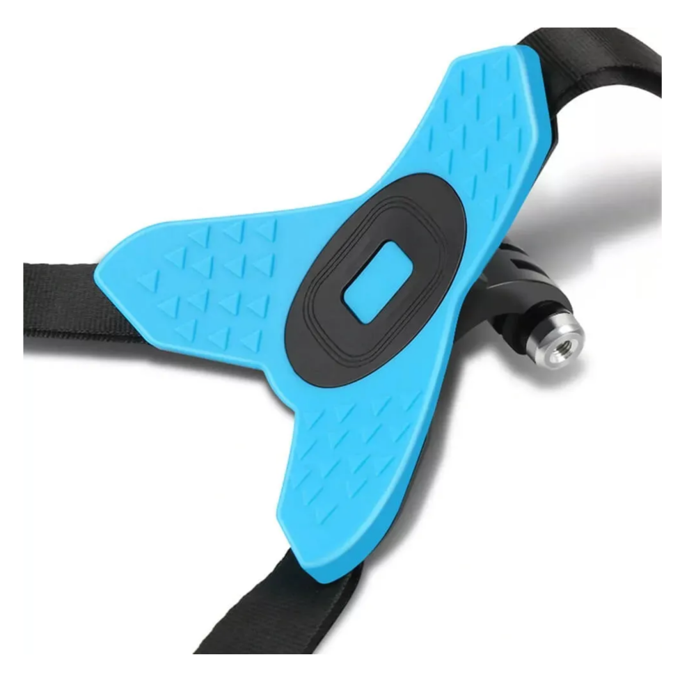 Foto 5 pulgar | Soporte De Cámara Soporte De Barbilla Gopro Adaptador Belug  Negro Naranja
