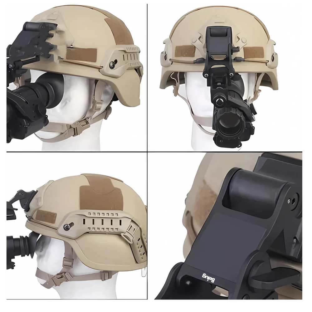 Foto 4 pulgar | Soporte Para Casco Táctico Belug  Negro