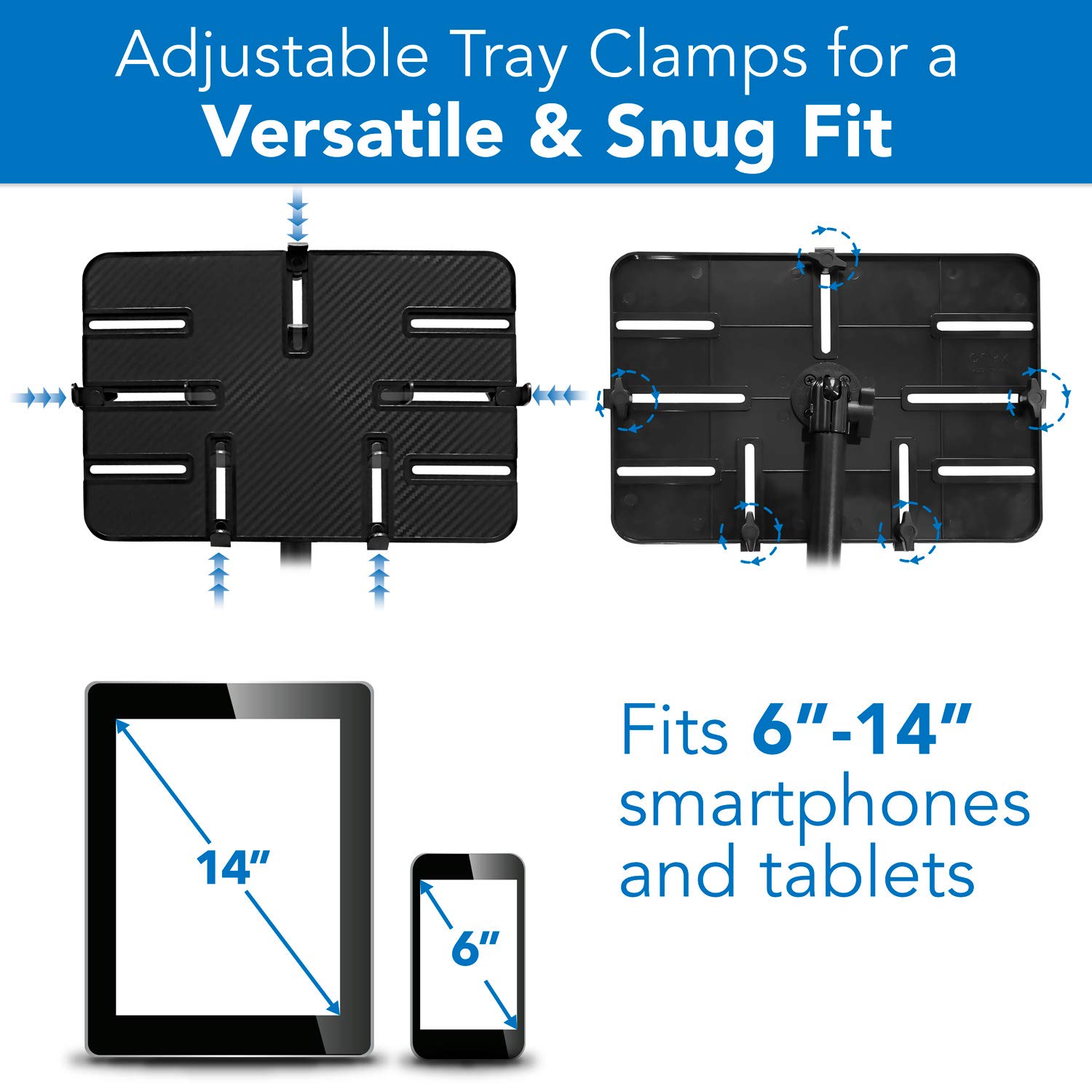 Foto 6 pulgar | Soporte Para Tableta Mount-it! Soporte Universal Full Motion - Venta Internacional.