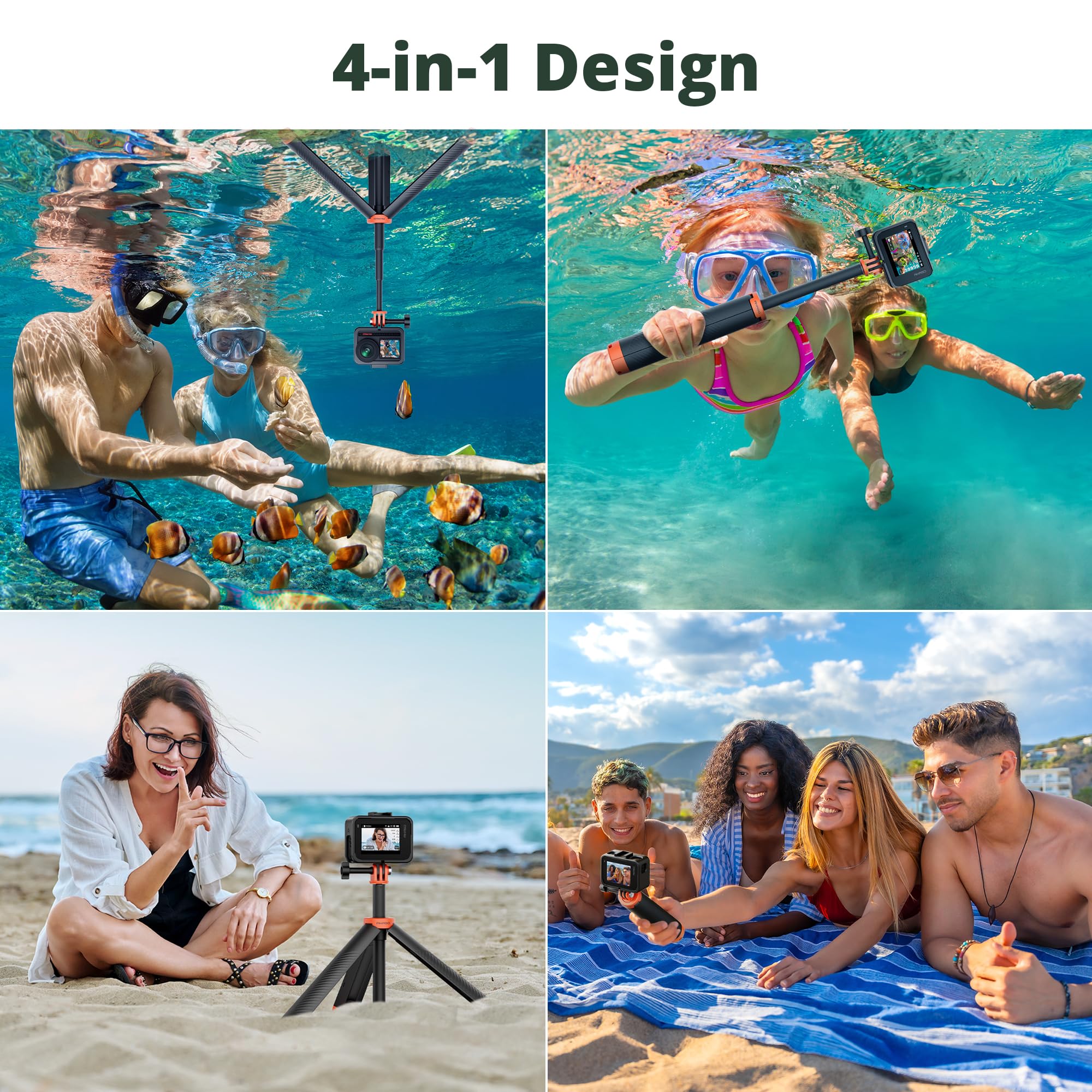 Foto 5 pulgar | Trípode Flotante Para Selfies Akaso Para Gopro Hero 13/12/11/10 - Venta Internacional.