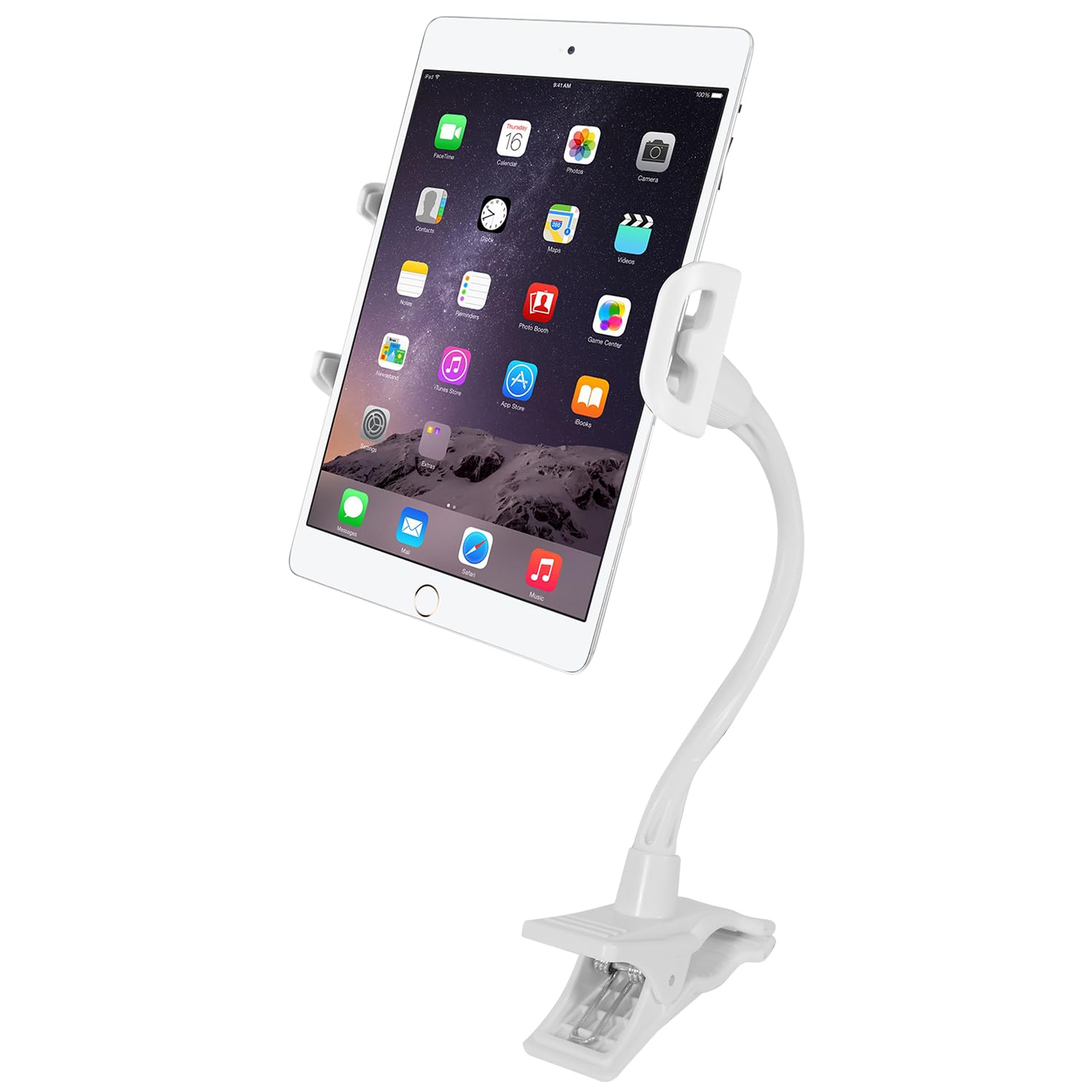 Foto 1 | Soporte Para Tableta Macally Con Cuello De Cisne Con Clip Para Cama O Cochecito - Venta Internacional.