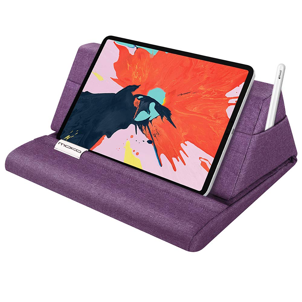 Soporte De Almohada Para Tableta Moko Soft Bed  Color Morado - Venta Internacional.