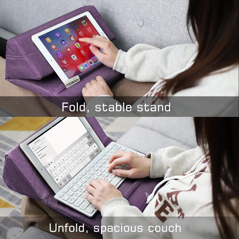 Foto 6 pulgar | Soporte De Almohada Para Tableta Moko Soft Bed  Color Morado - Venta Internacional.