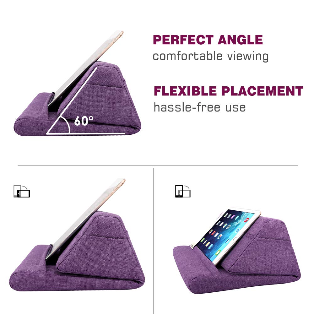 Foto 7 pulgar | Soporte De Almohada Para Tableta Moko Soft Bed  Color Morado - Venta Internacional.
