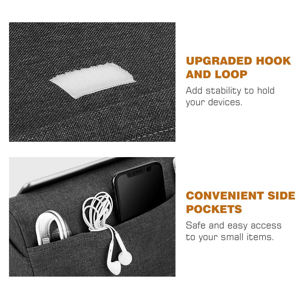Foto 4 | Soporte De Almohada Para Tabletas Moko Para Ipad De Hasta 11 Pulgadas  Color Gris Espacial - Venta Internacional.