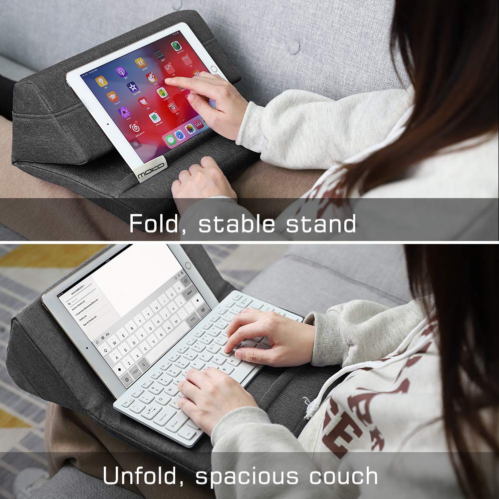 Foto 6 pulgar | Soporte De Almohada Para Tabletas Moko Para Ipad De Hasta 11 Pulgadas  Color Gris Espacial - Venta Internacional.