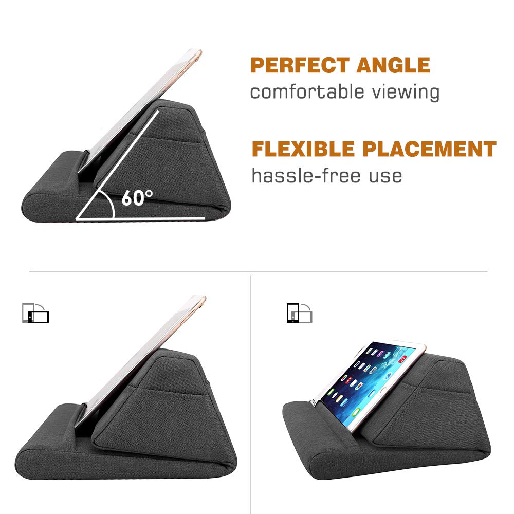 Foto 7 pulgar | Soporte De Almohada Para Tabletas Moko Para Ipad De Hasta 11 Pulgadas  Color Gris Espacial - Venta Internacional.