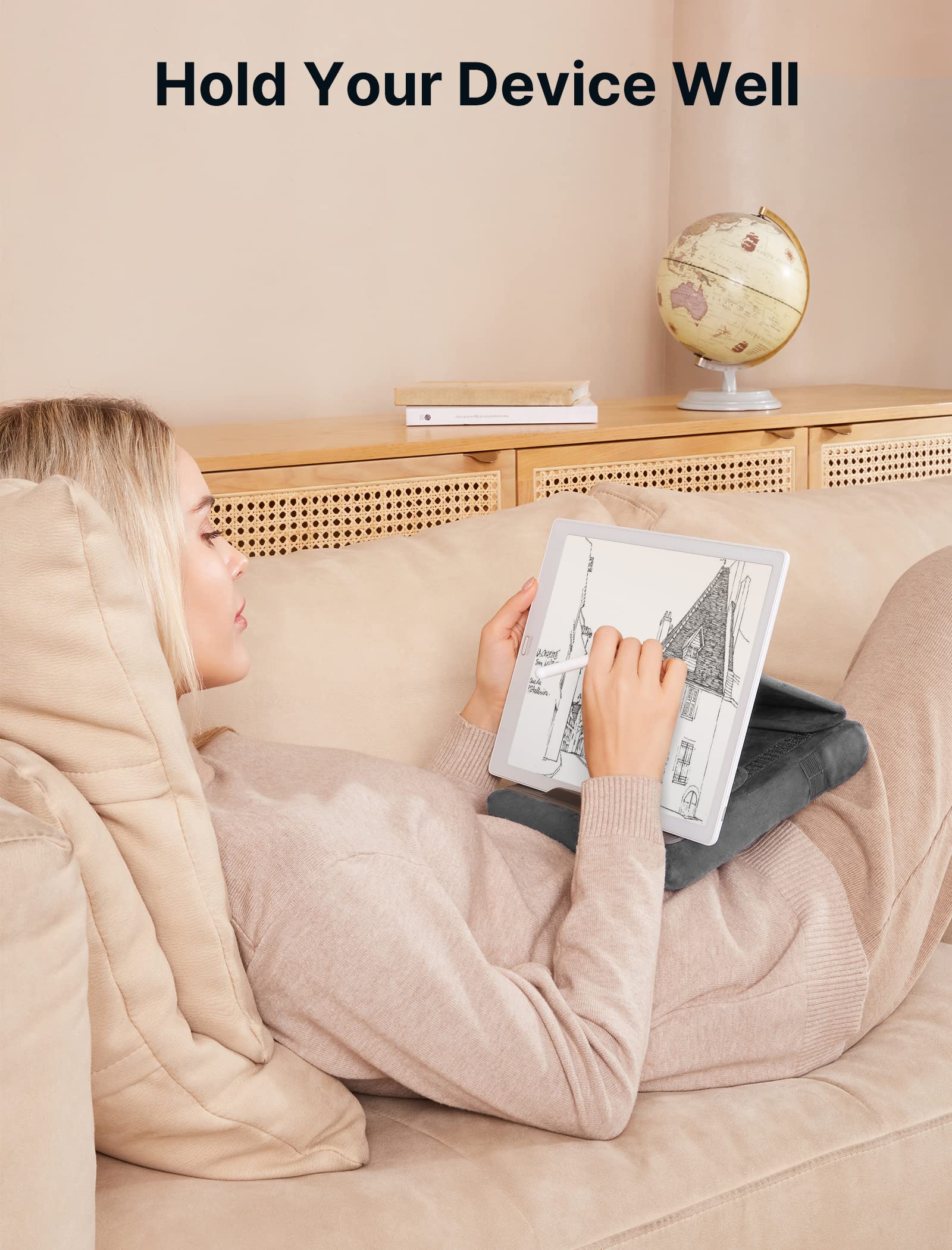 Foto 3 pulgar | Soporte De Almohada Para Tableta Jsaux Para Ipad Pro 11 10.5 9.7 10.2 Air Mini - Venta Internacional.