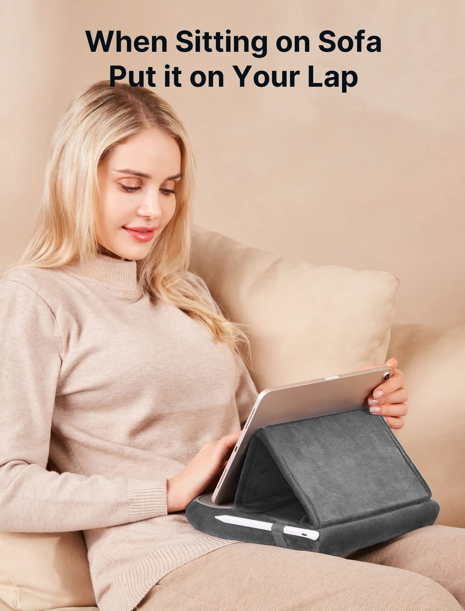 Foto 4 pulgar | Soporte De Almohada Para Tableta Jsaux Para Ipad Pro 11 10.5 9.7 10.2 Air Mini - Venta Internacional.