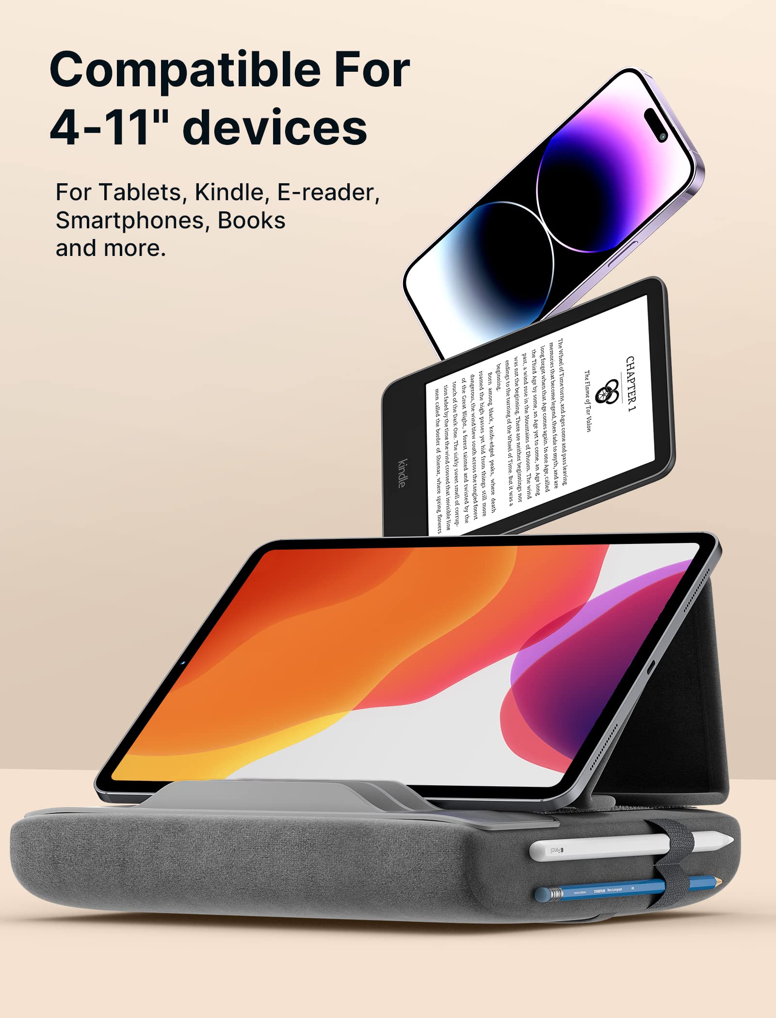 Foto 5 pulgar | Soporte De Almohada Para Tableta Jsaux Para Ipad Pro 11 10.5 9.7 10.2 Air Mini - Venta Internacional.