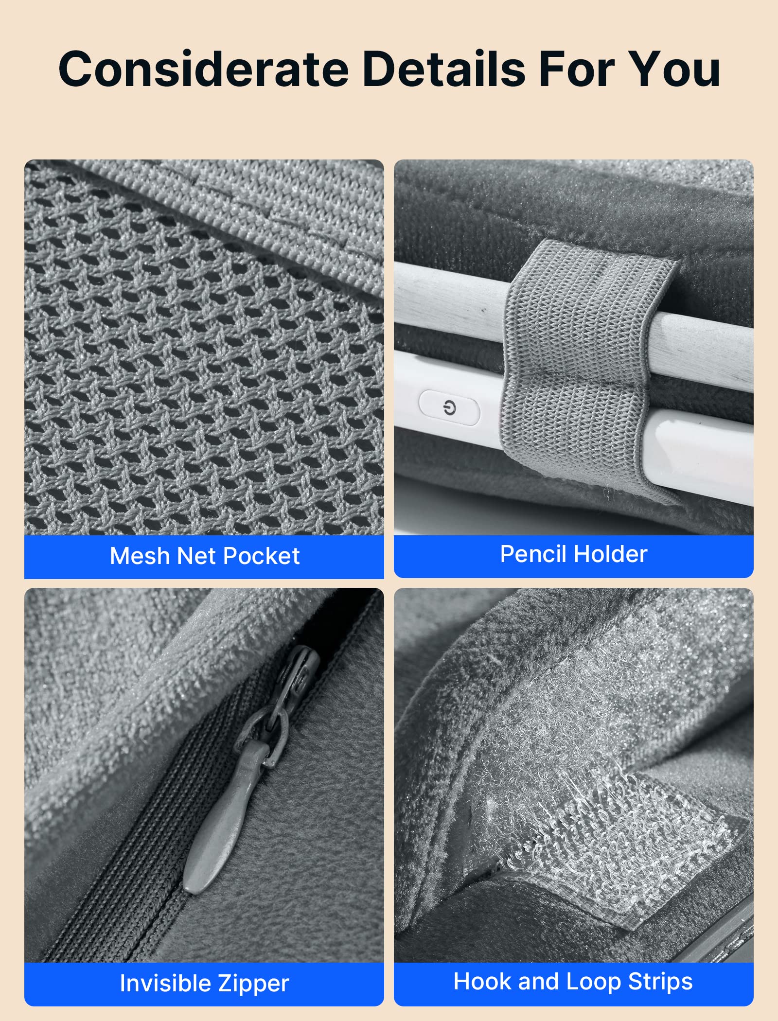 Foto 6 pulgar | Soporte De Almohada Para Tableta Jsaux Para Ipad Pro 11 10.5 9.7 10.2 Air Mini - Venta Internacional.