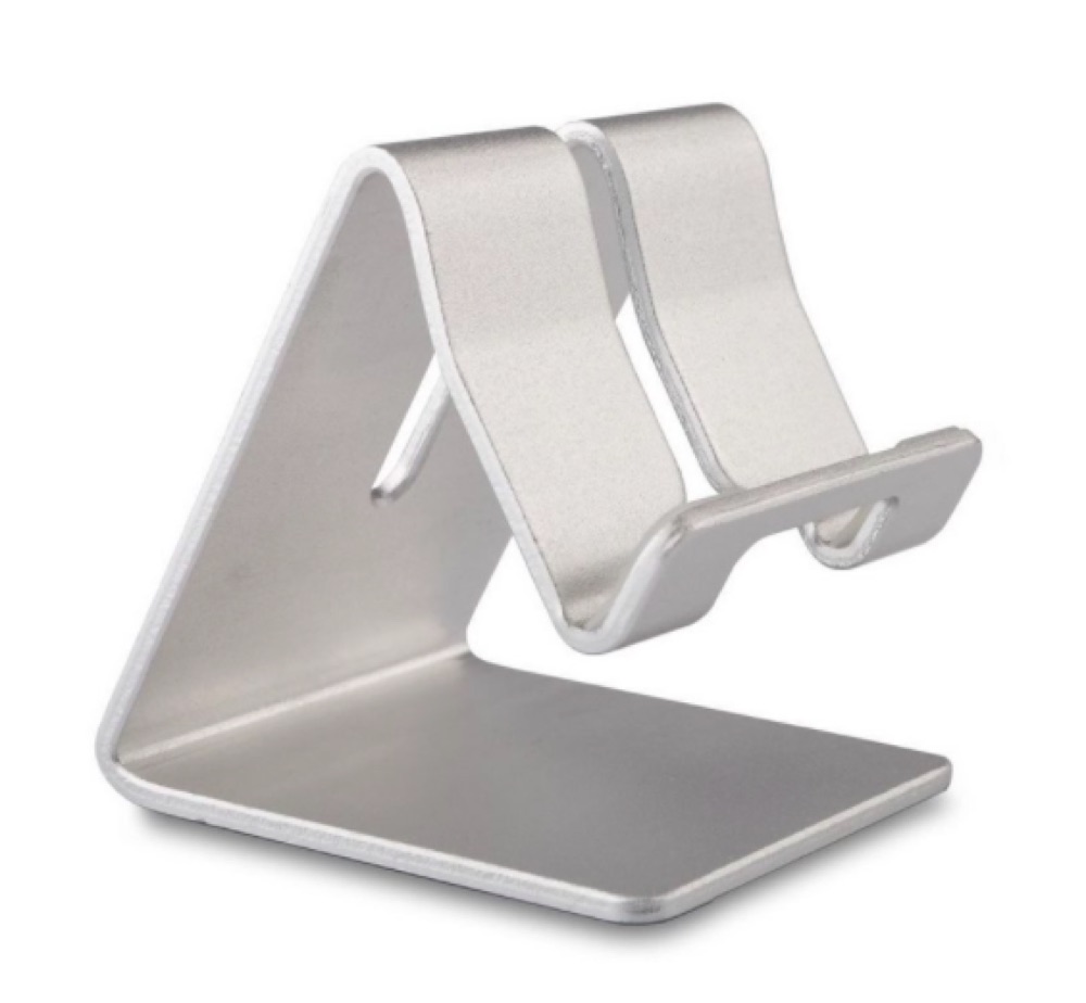 Foto 1 | Soporte Para Celular Metalico De Escritorio Genérico Plata 2 X 1