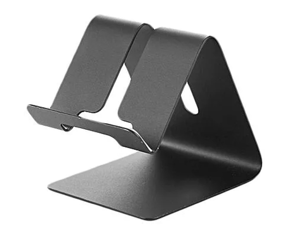 Foto 2 pulgar | Soporte para Celular Metalico de Escritorio color Negro 2 X 1