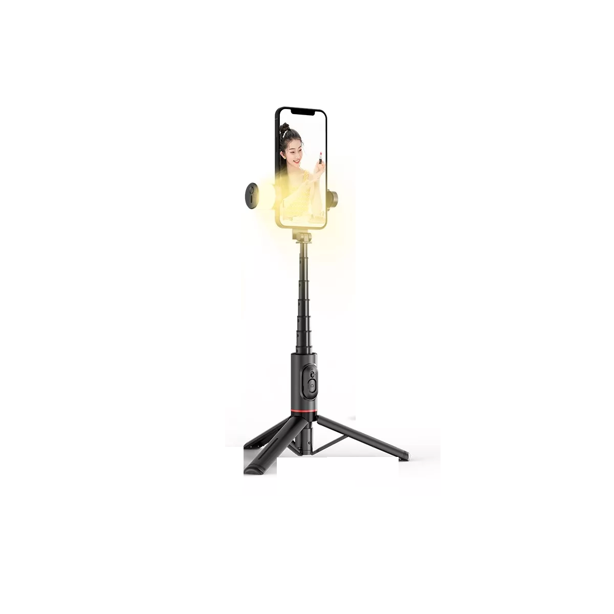 Foto 2 pulgar | Trípode Bluetooth Control Remoto Led Selfies Eo Safe Imports Esi-8905 Negro