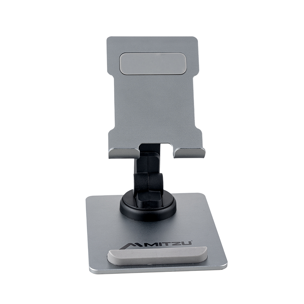 Soporte de Escritorio para Celular y Tableta Mitzu 18-1560 color Plata