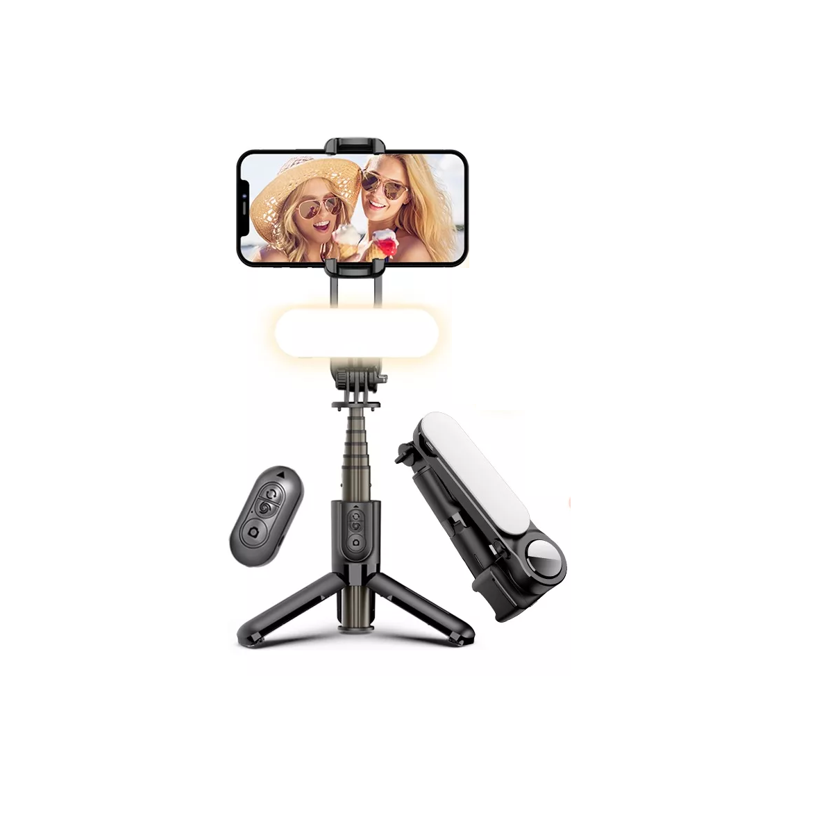 Foto 1 | Tripie Estabilizador para Celular Selfie Stick Eo Safe Imports Esi-9665 Negro