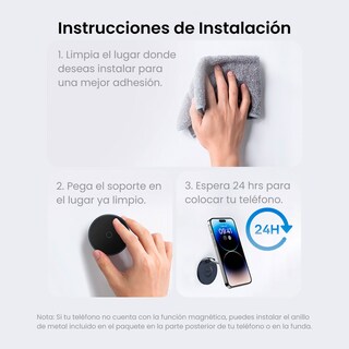 Foto 6 | Soporte Magnético Plegable para Pared Baseus Magpro