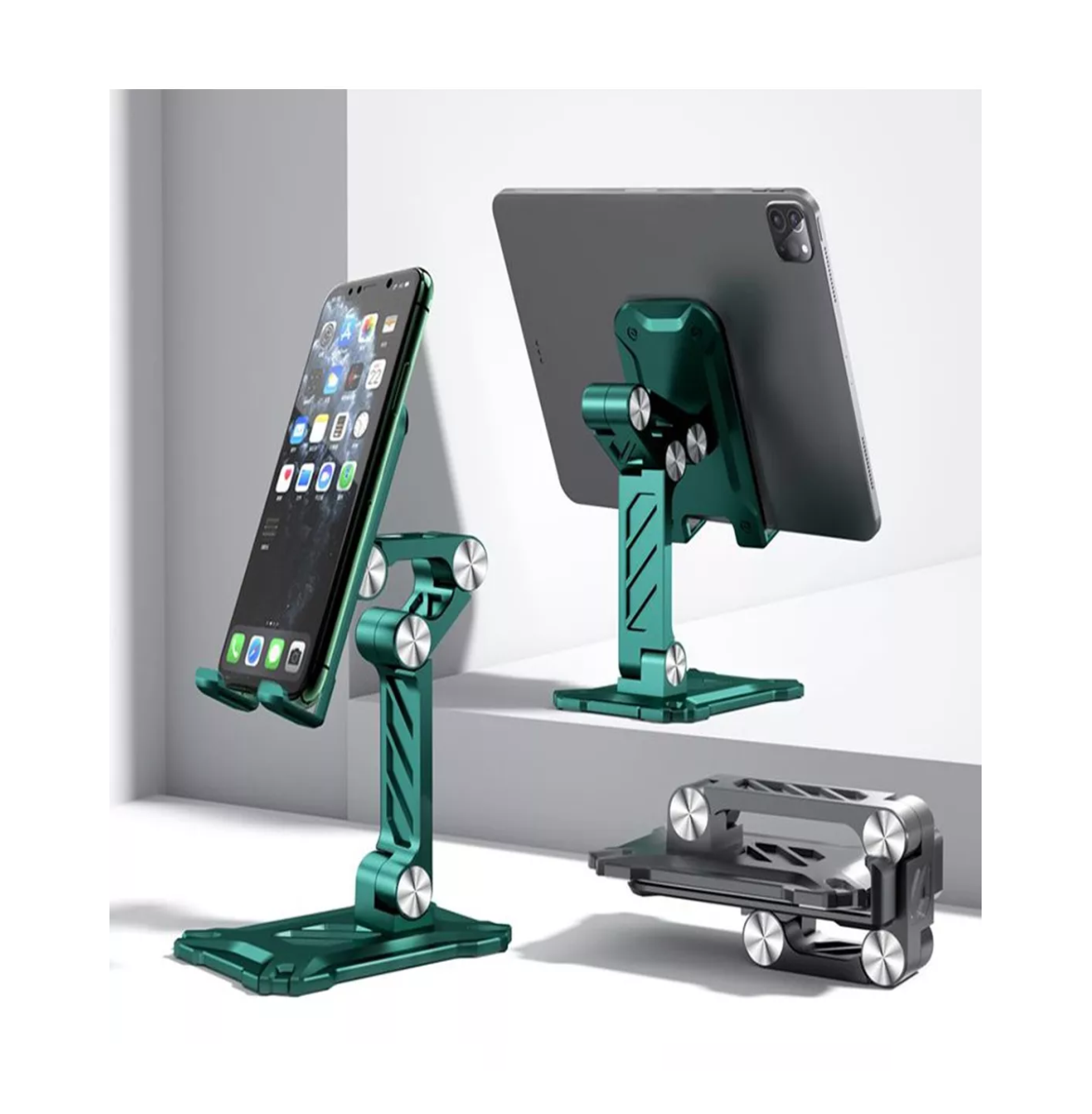 Foto 3 pulgar | Soporte Ajustable Para Teléfono Celular Para Escritorio Verde