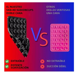 Foto 2 | Funda Ventosa De Silicona Soporte Telefono Celular Adherible Color: Rosa Wünd