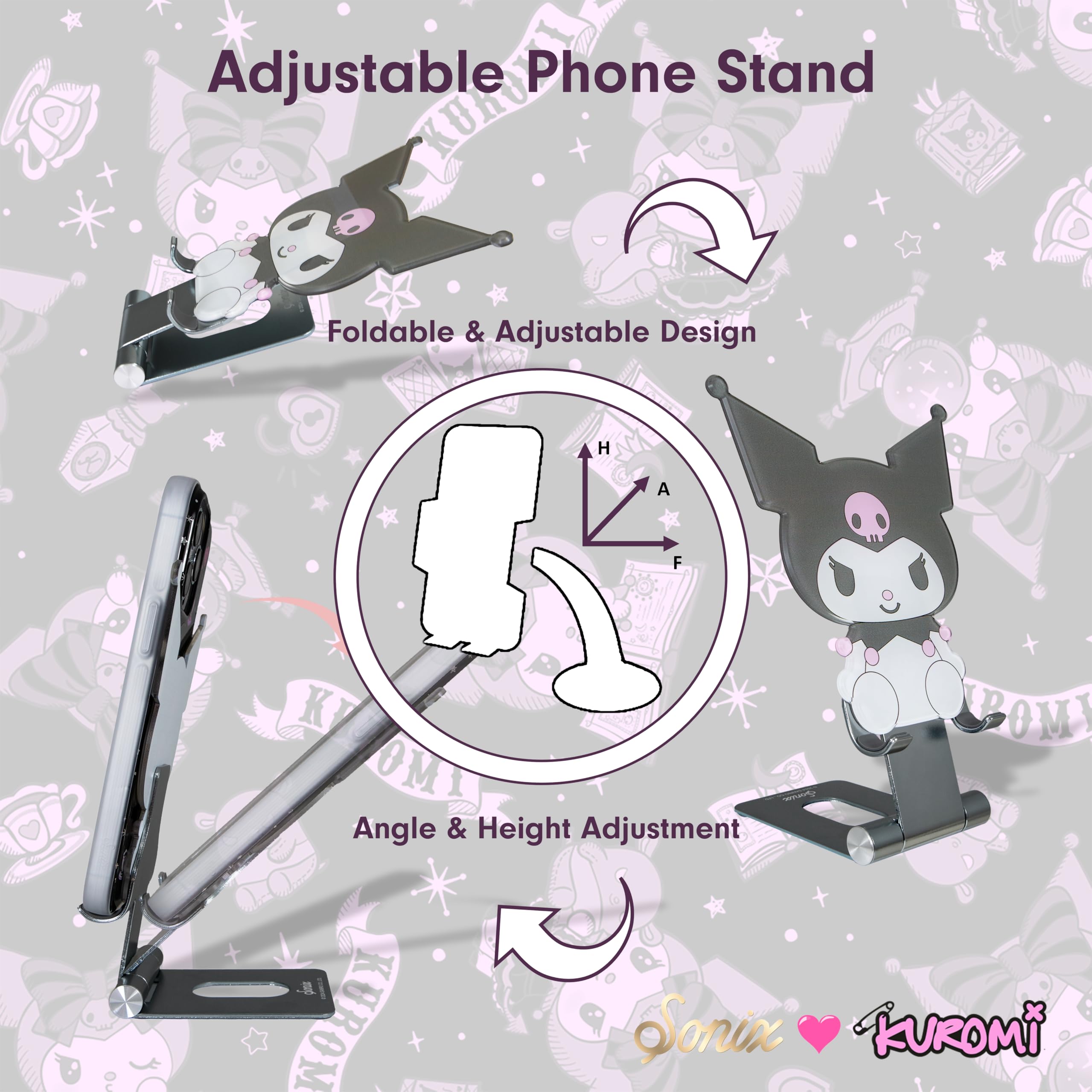 Foto 4 pulgar | Soporte Para Teléfono Sonix X Sanrio Character, Soporte Ajustable - Venta Internacional.