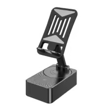 Soporte Plegable, Giratorio Para Teléfono Con Bocina Bluetooth