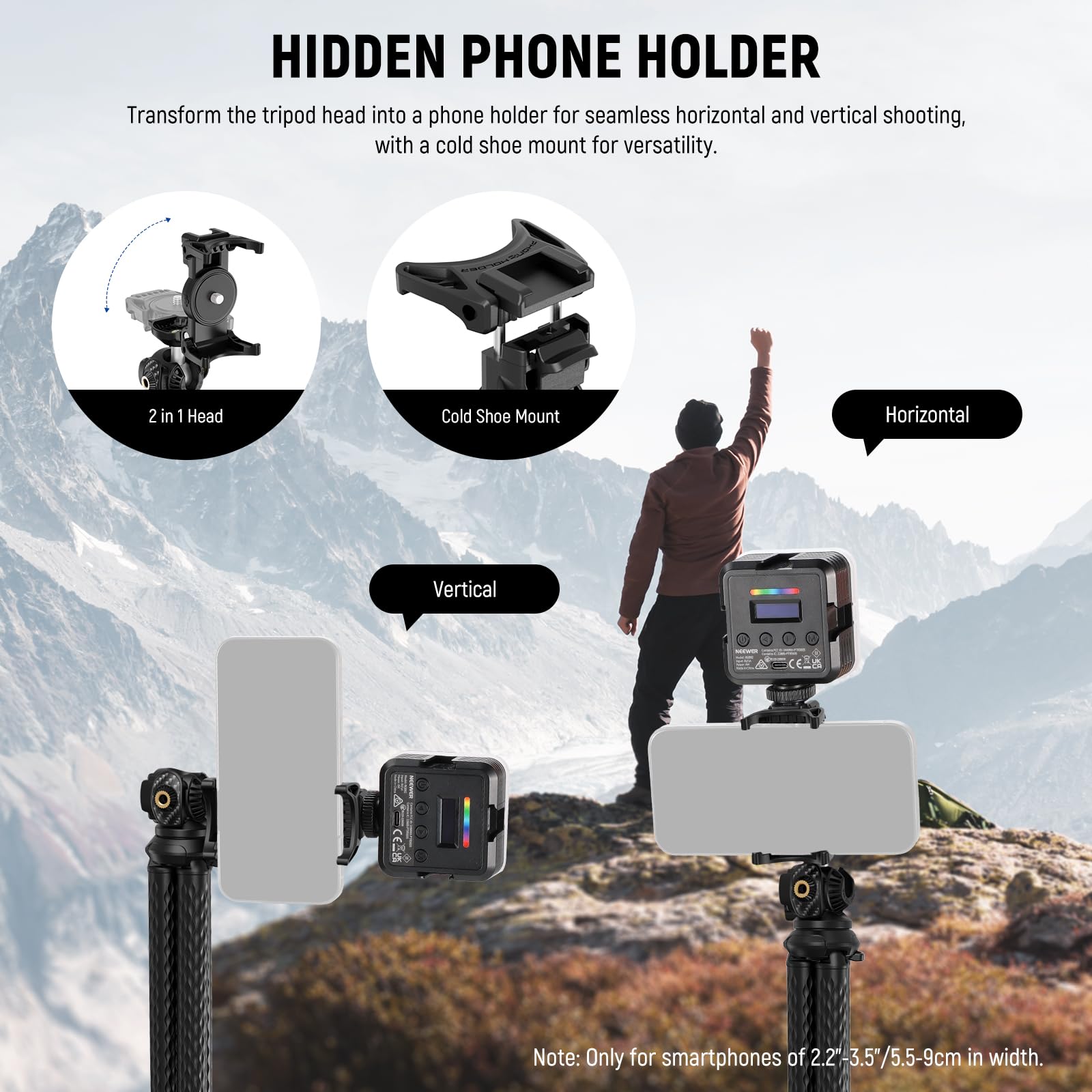 Foto 5 pulgar | Trípode Neewer Flexible Tp34 Con Mando A Distancia Para Iphone Gopro Samsung - Venta Internacional.