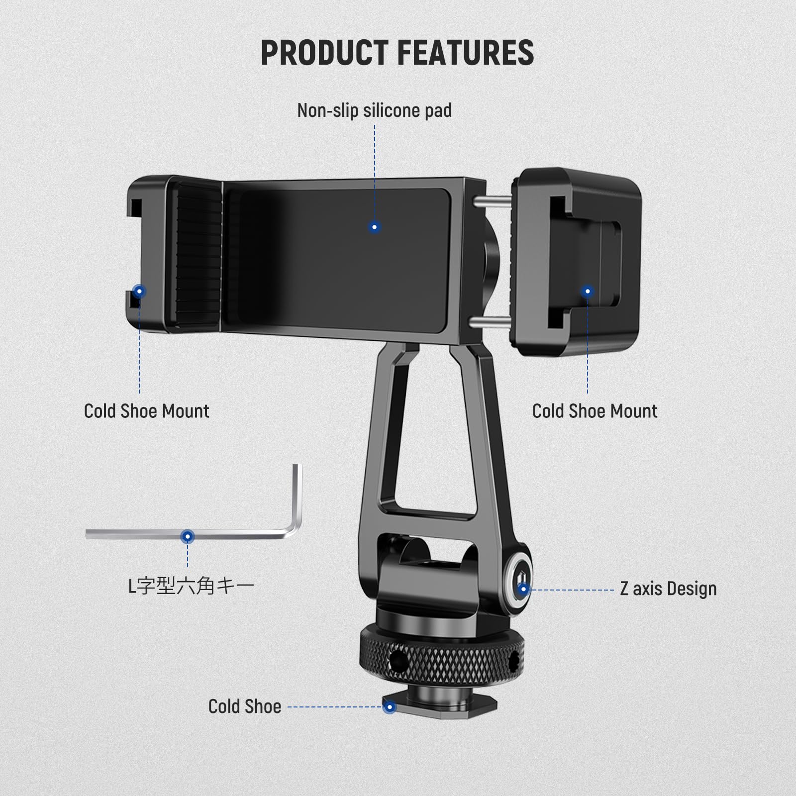Foto 7 | Soporte Para Trípode Neewer De Metal Con Funda Fría Para Iphone - Venta Internacional.