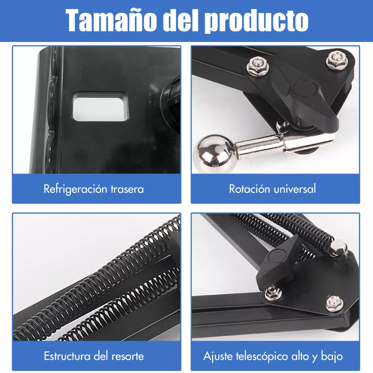 Foto 4 pulgar | Soporte Para Celular Ipad Tablet Ajustable Lab.g Soporte Brazo Color Negro