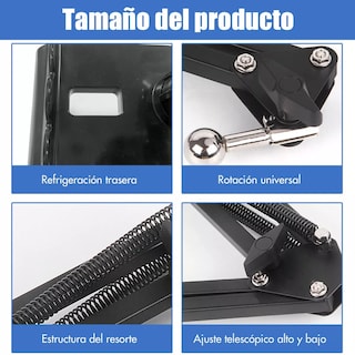 Foto 3 | Soporte Para Celular Ipad Tablet Ajustable Lab.g Soporte Brazo Color Negro