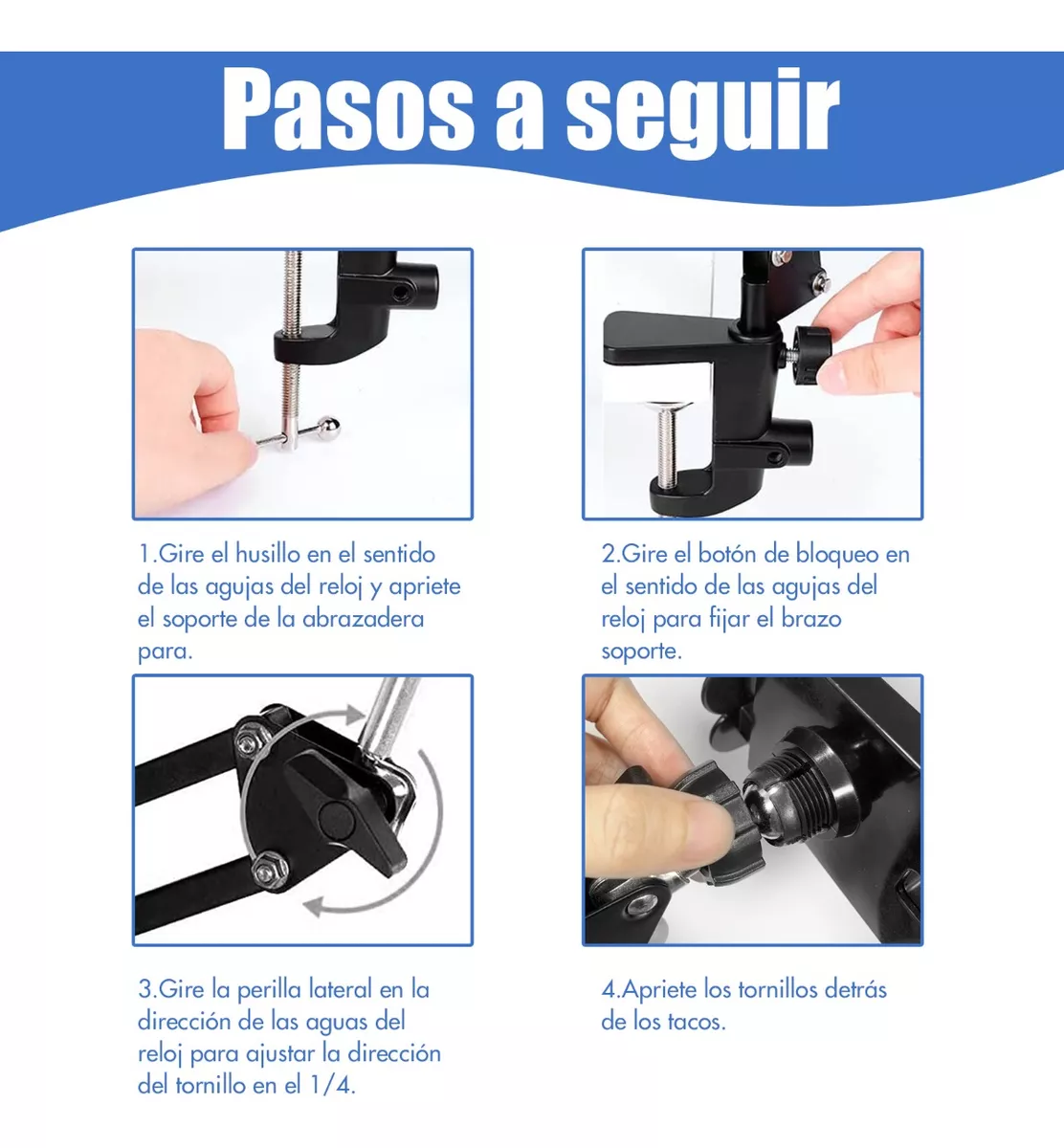 Foto 6 pulgar | Soporte Para Celular Ipad Tablet Ajustable Lab.g Soporte Brazo Color Negro