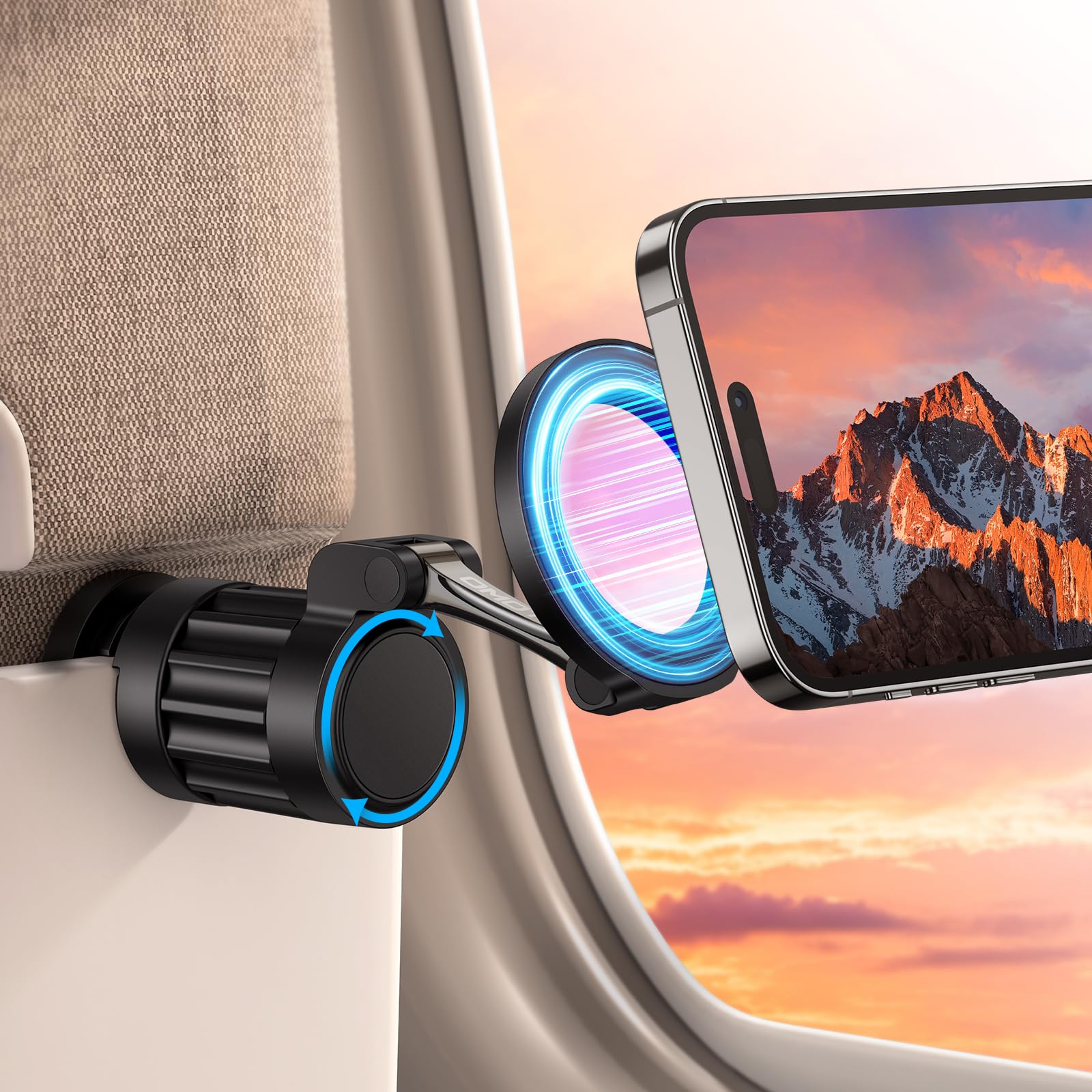 Soporte Para Teléfono Mount Omoton, Avión Magnético Giratorio De 360° - Venta Internacional.