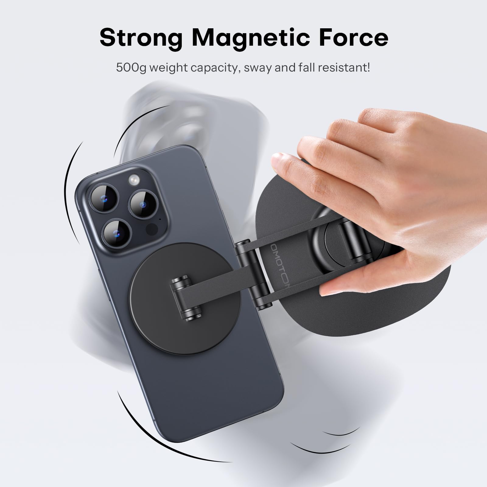 Foto 4 pulgar | Soporte Magnético para Celular Omoton 360° para iPhone - Venta Internacional