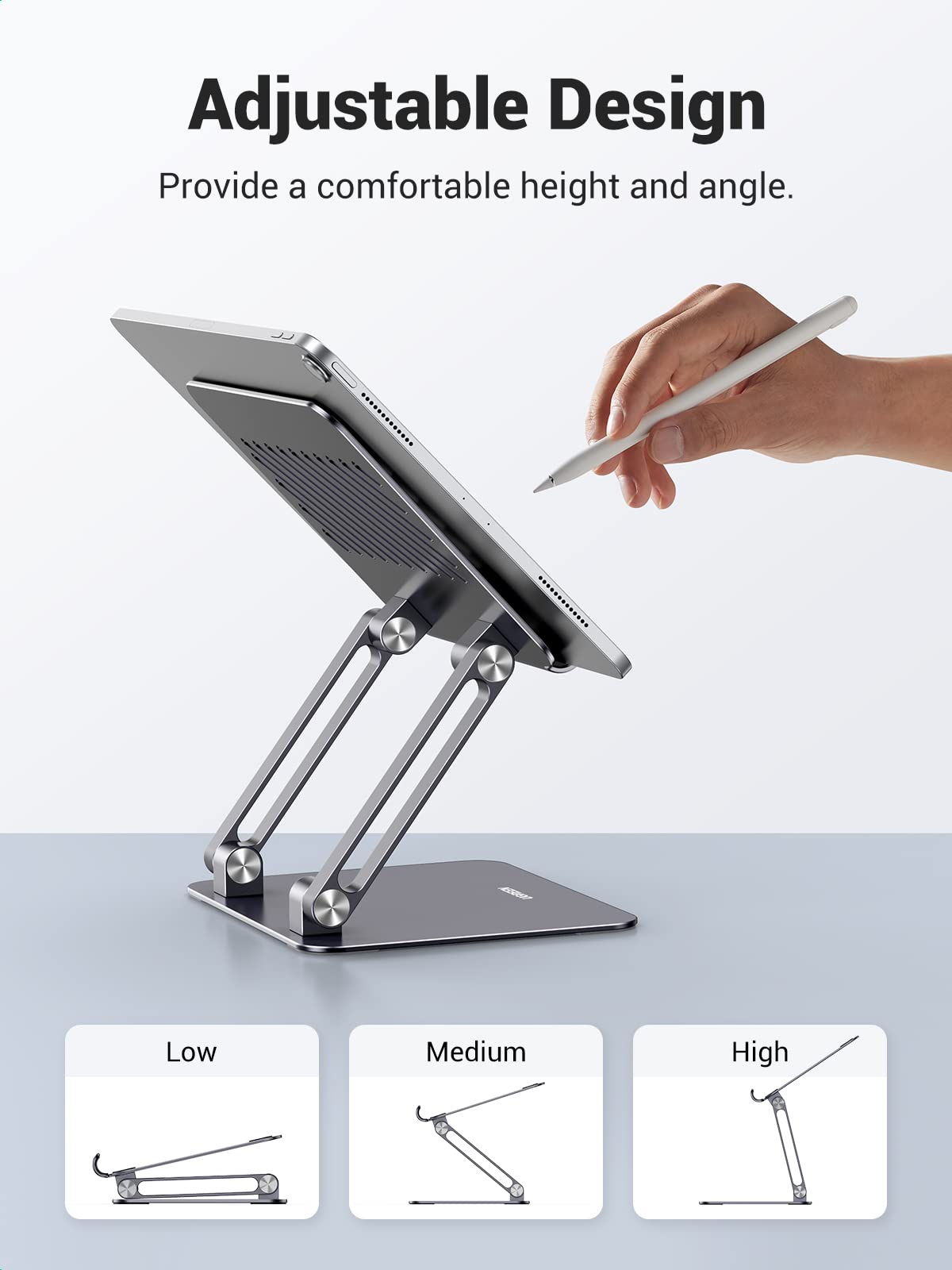 Foto 4 pulgar | Soporte Para Tableta Ugreen Aluminium Para Ipad Pro 13 12.9 11 - Venta Internacional.