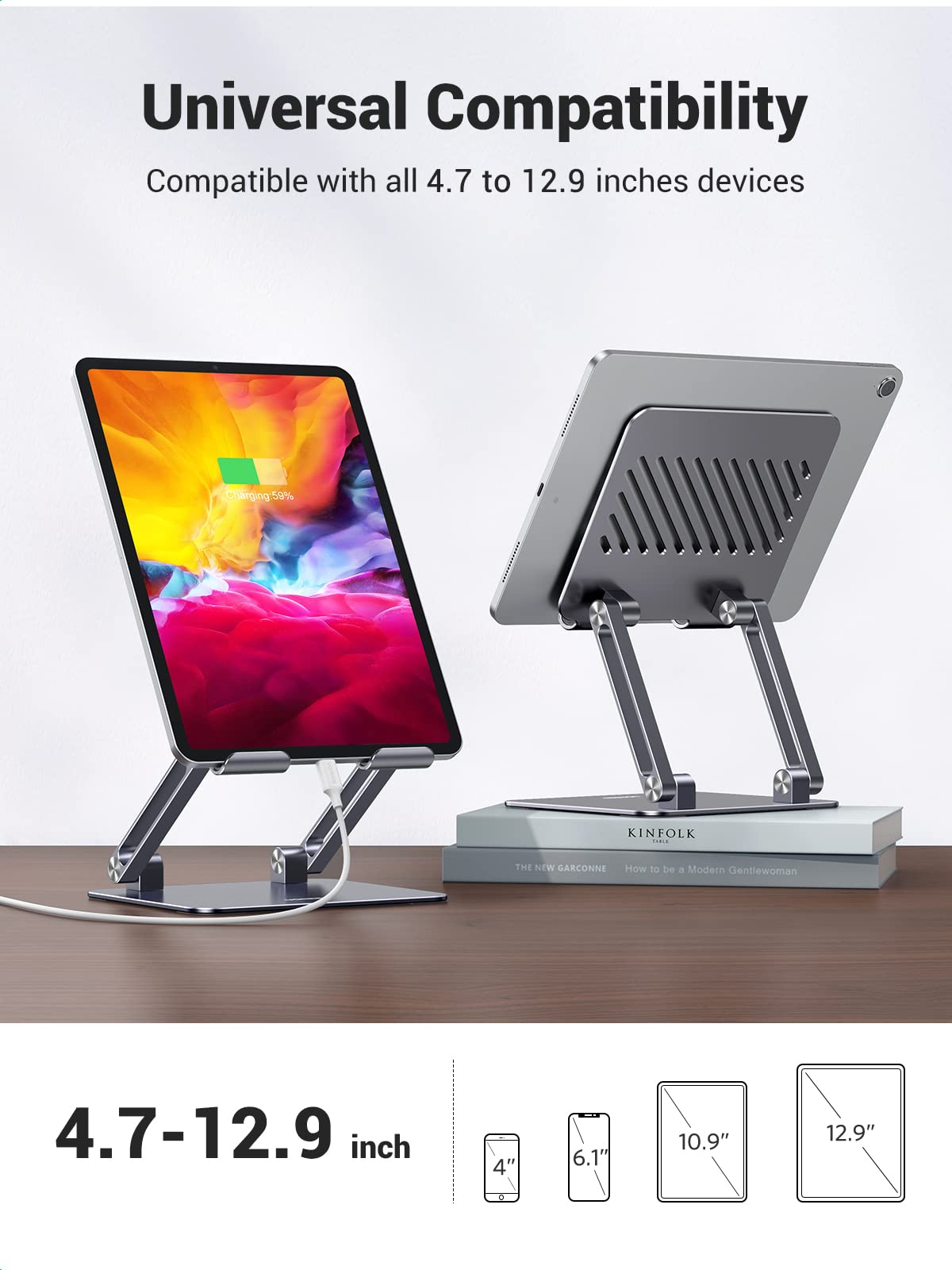 Foto 7 pulgar | Soporte Para Tableta Ugreen Aluminium Para Ipad Pro 13 12.9 11 - Venta Internacional.
