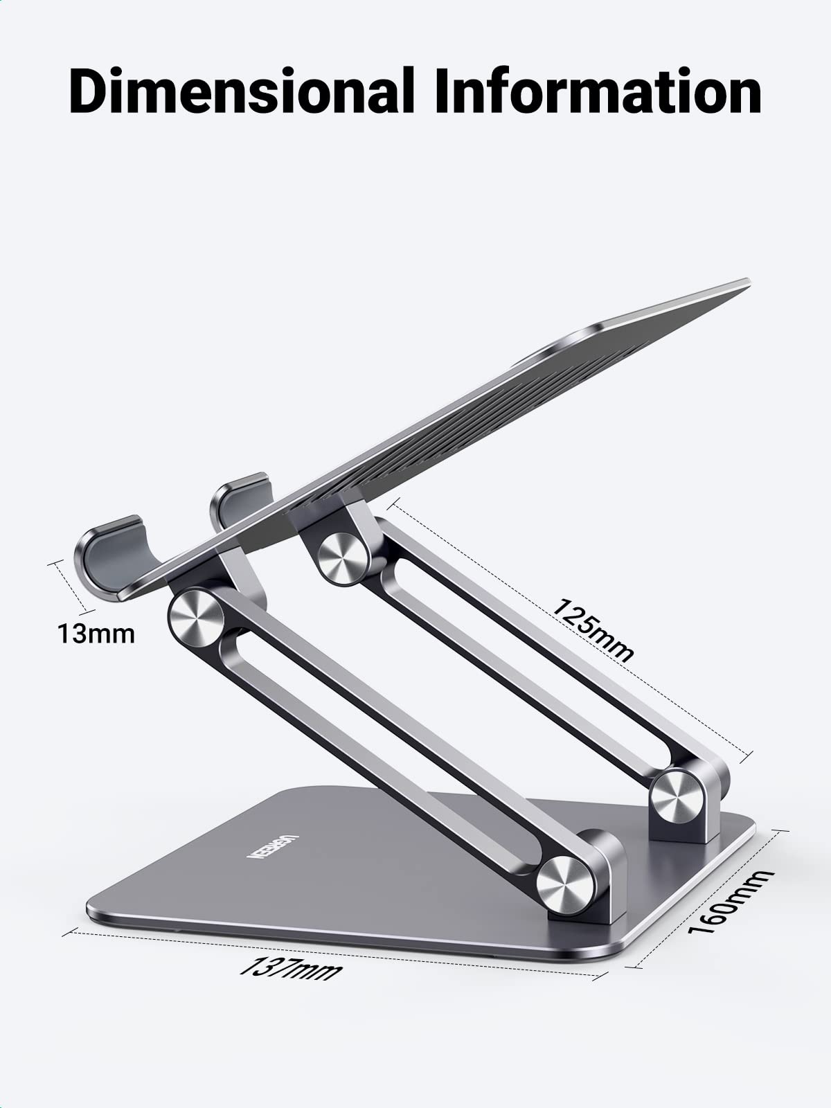 Foto 8 pulgar | Soporte Para Tableta Ugreen Aluminium Para Ipad Pro 13 12.9 11 - Venta Internacional.