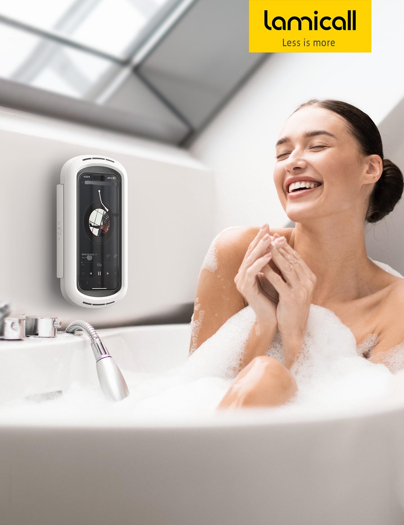 Foto 7 | Soporte De Teléfono De Ducha Lamicall Impermeable Para Iphone 16 Pro Ma - Venta Internacional.