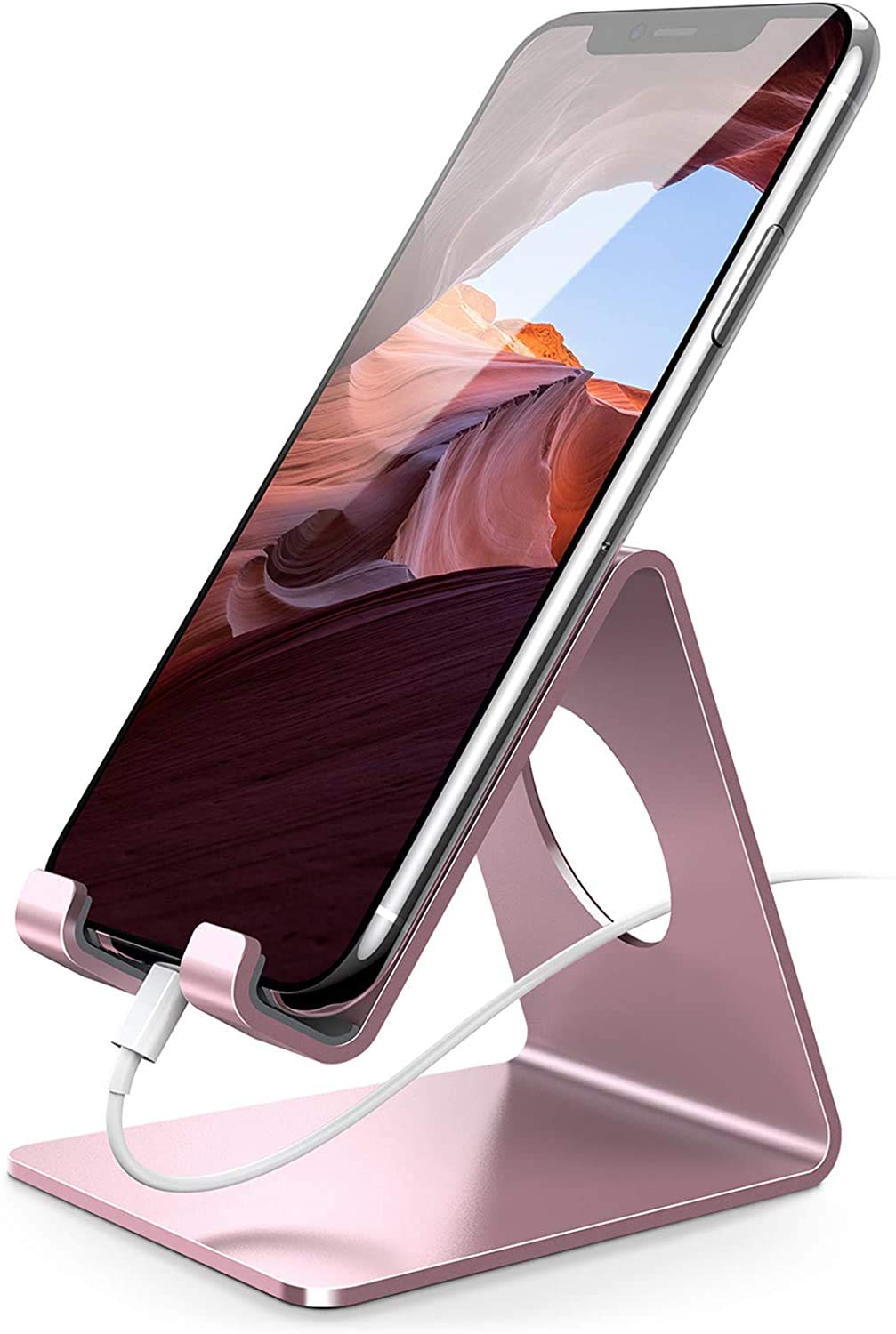 Soporte De Teléfono Lamicall Rose Gold Pink Para Iphone Y Android - Venta Internacional. $403