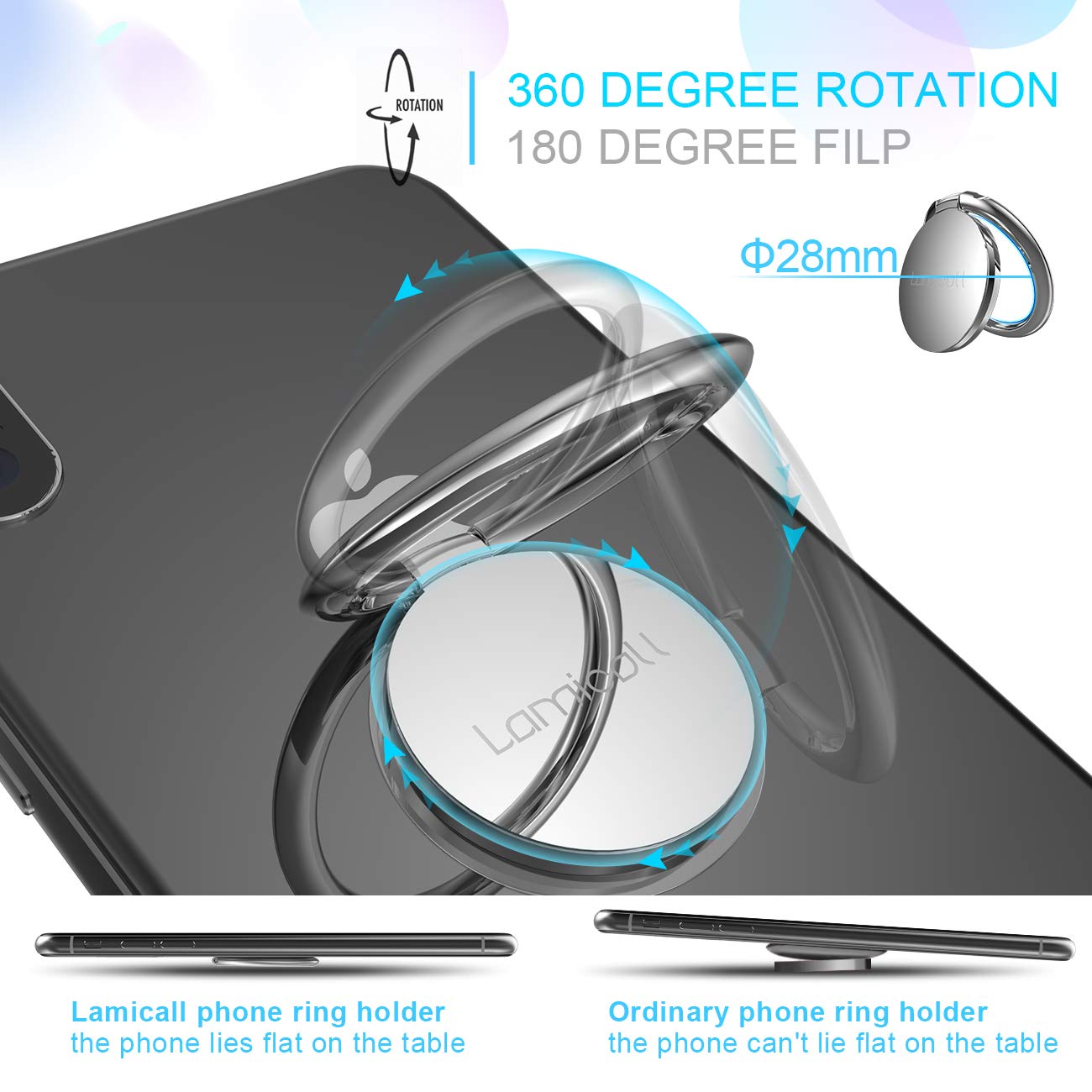 Foto 3 | Soporte Lamicall para Celular-Venta Internacional