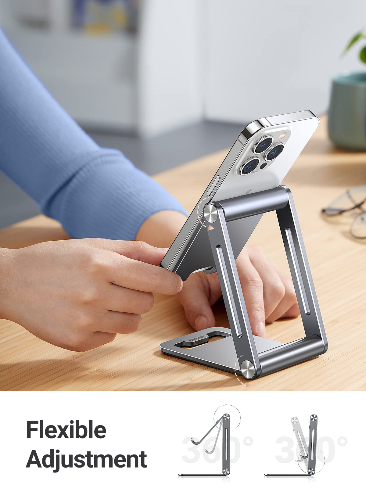 Foto 2 | Soporte De Teléfono Ugreen Ajustable Para Iphone Y Nintendo Switch - Venta Internacional.