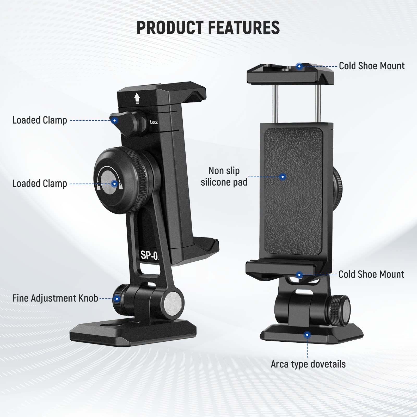 Foto 7 | Adaptador De Trípode Para Teléfono Neewer Metal Con Base Arca Qr - Venta Internacional.
