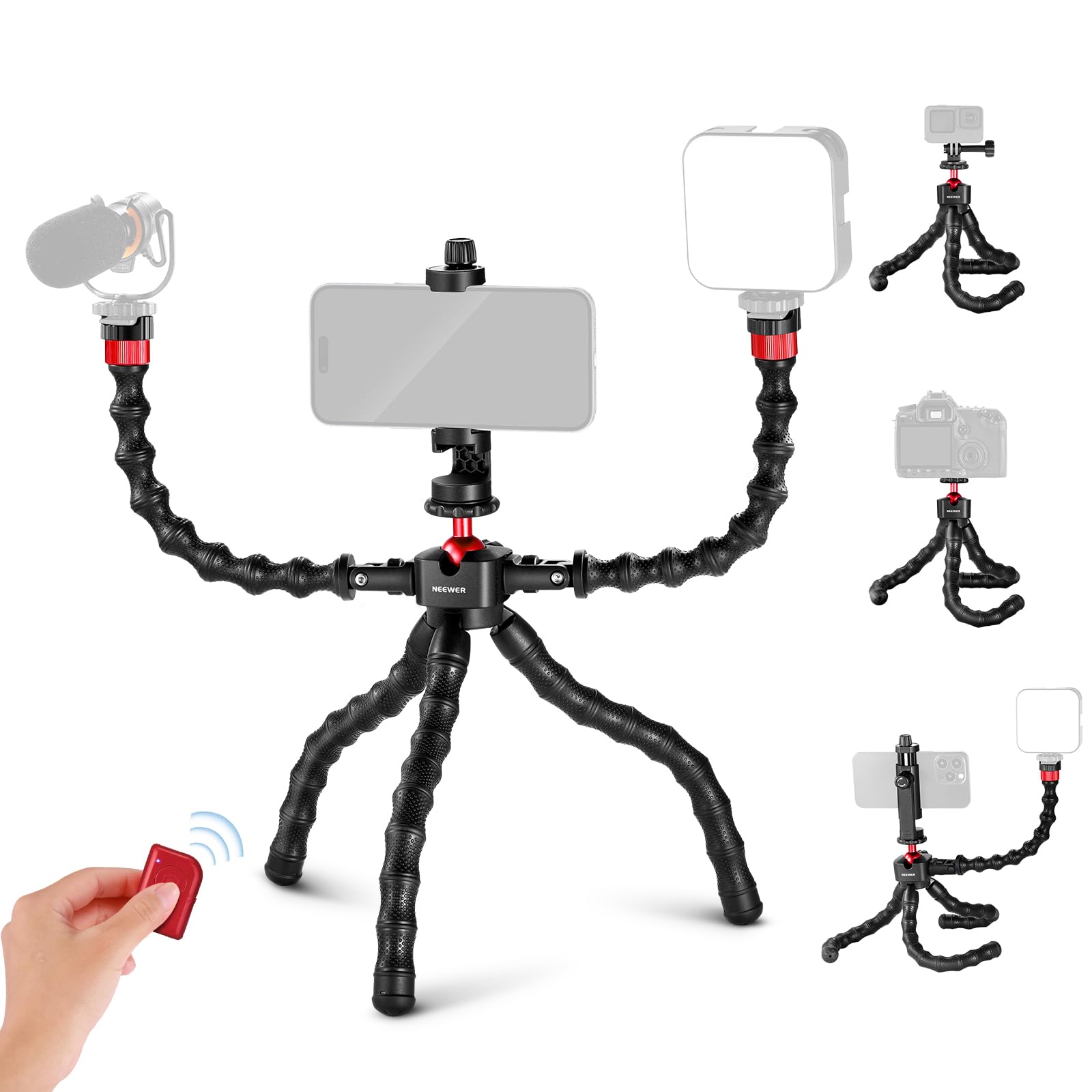Foto 1 | Trípode Flexible Neewer T91 Para Iphone Mini Con Accesorios - Venta Internacional.