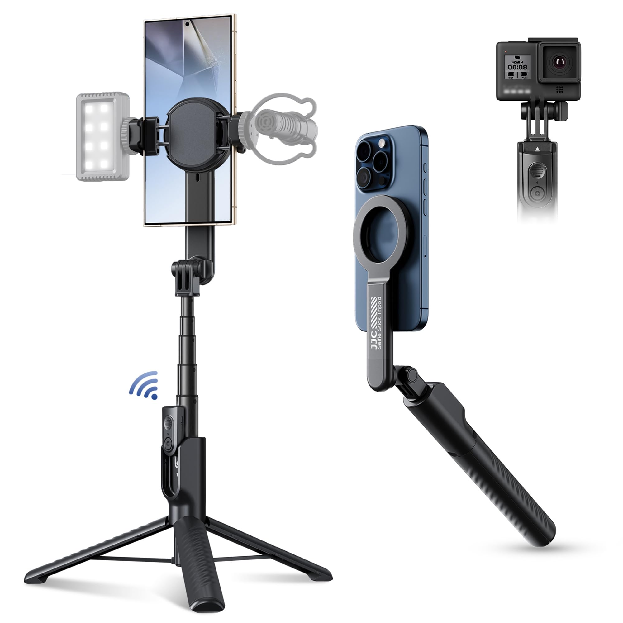 Trípode Magnético Para Teléfono Selfie Stick Jjc Sfm-1 Para Iphone - Venta Internacional. $707