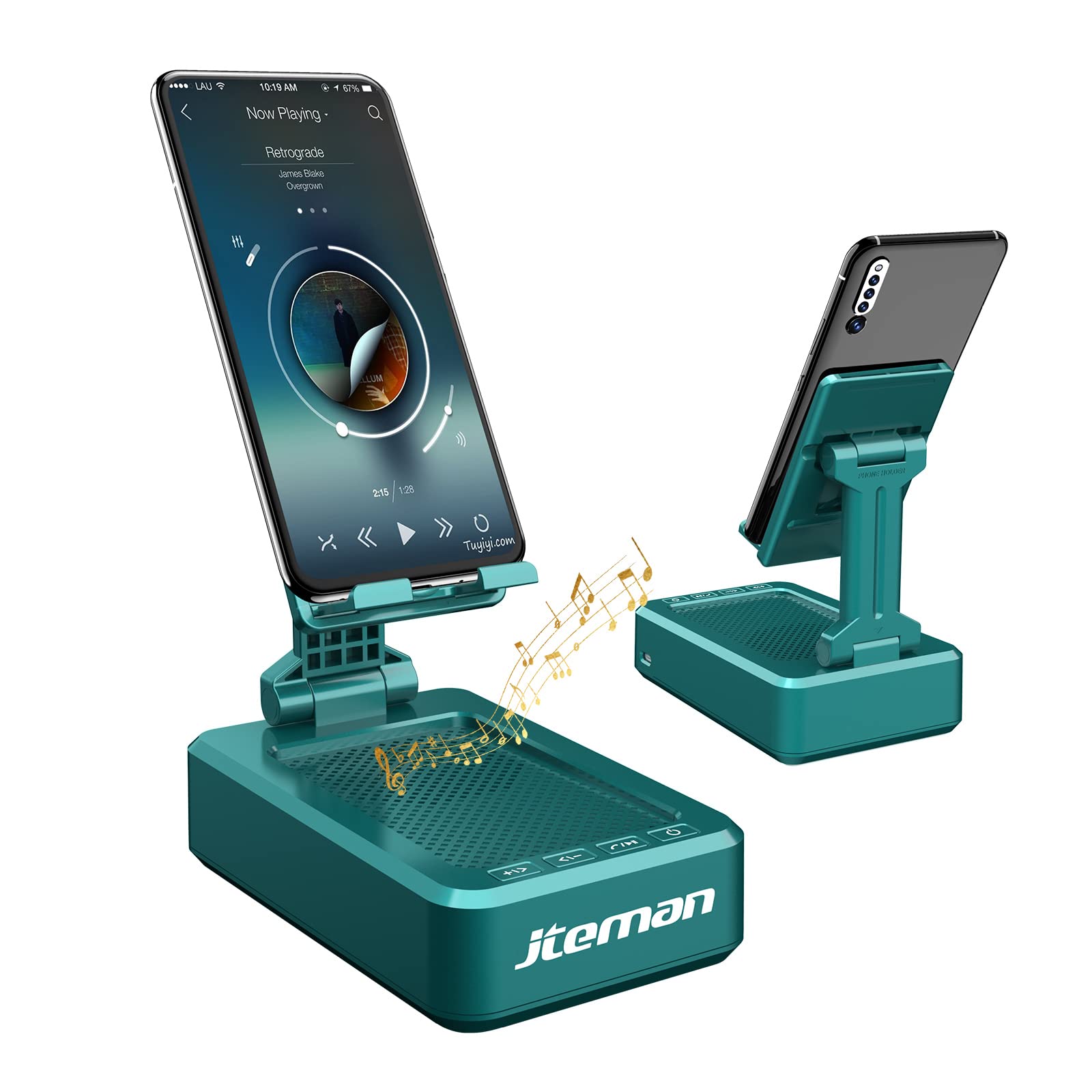 Foto 2 pulgar | Soporte Para Teléfono Celular, Altavoz Bluetooth Jteman, Ángulo Ajustable - Venta Internacional.