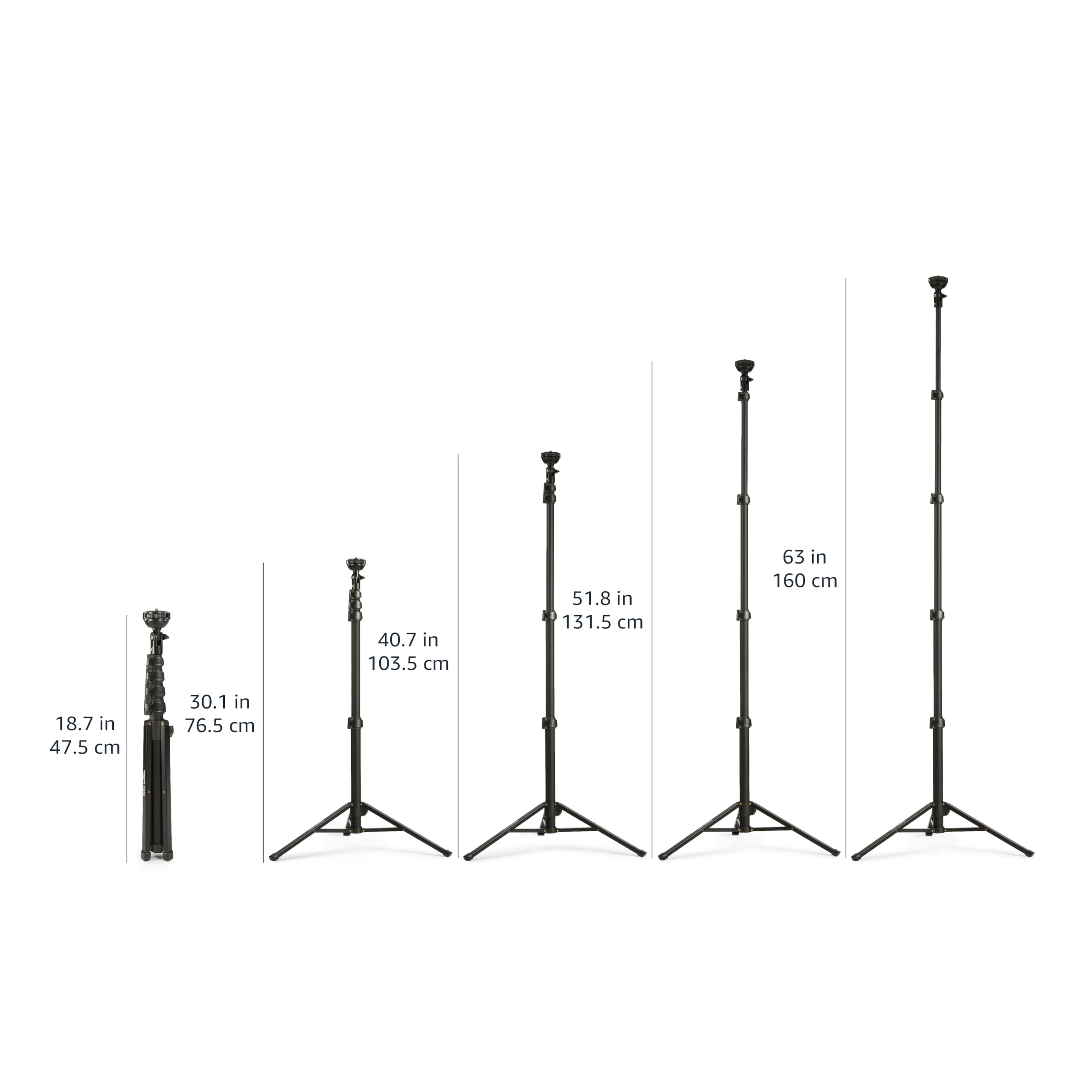 Foto 3 pulgar | Trípode Amazon Basics Extensible De 162 Cm Con Mando A Distancia Para Iphone - Venta Internacional.