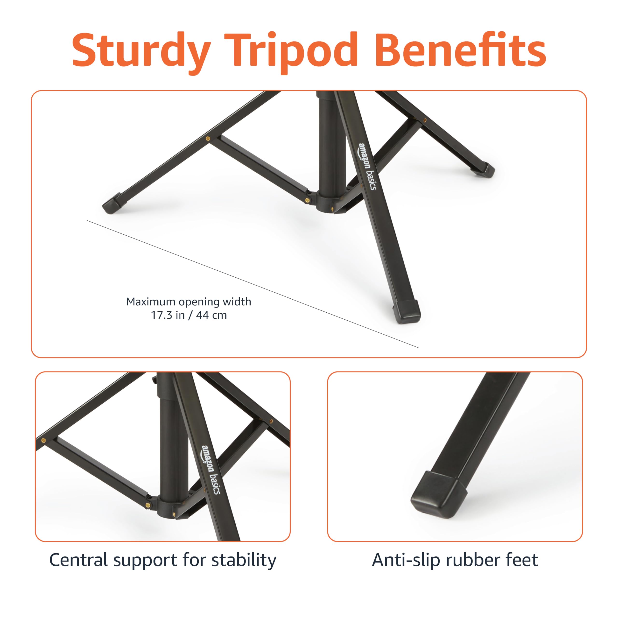 Foto 5 | Trípode Amazon Basics Extensible De 162 Cm Con Mando A Distancia Para Iphone - Venta Internacional.