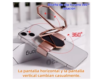 Foto 4 | Anillo Xtellar Sujetador Celular Clip De Soporte Para Ultrafino