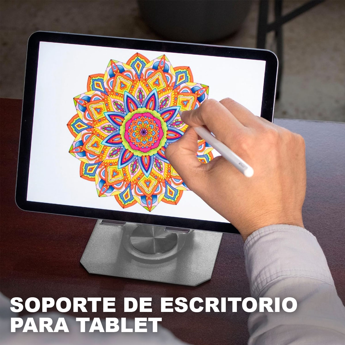 Foto 4 pulgar | Base Ajustable Para Tablet Estable  Flexible Y Compatible Con Todos Los Modelos