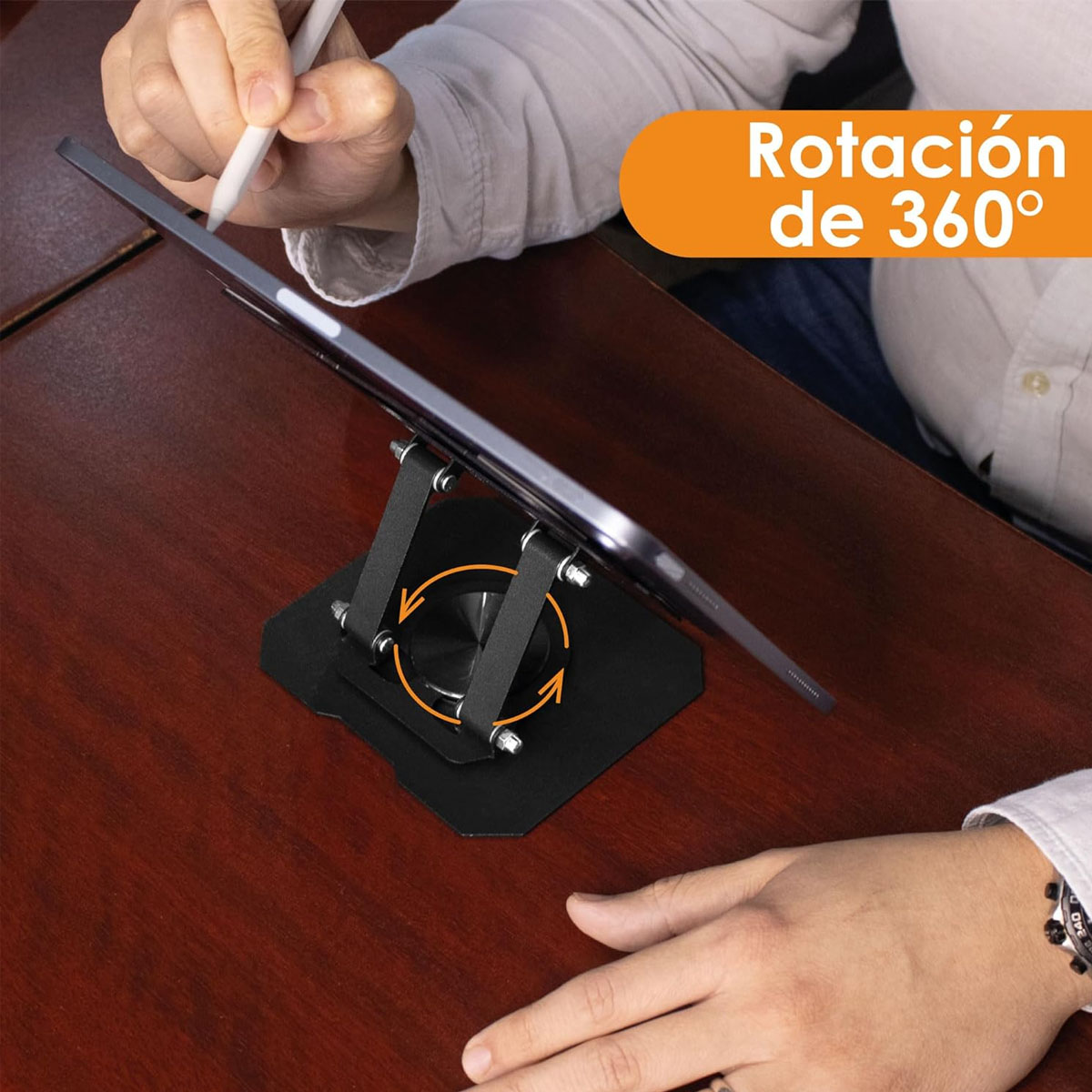 Foto 6 pulgar | Base Ajustable Para Tablet Estable  Flexible Y Compatible Con Todos Los Modelos